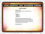 2025 Topps Chrome Marvel Deadpool Hobby Case - PRESALE