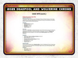 2025 Topps Chrome Marvel Deadpool Hobby Box