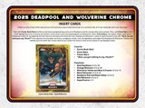 2025 Topps Chrome Marvel Deadpool Blaster Case