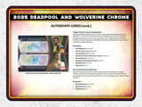 2025 Topps Chrome Marvel Deadpool Blaster Box