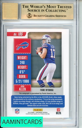 2018 PANINI CONTENDERS JOSH ALLEN #105A BGS 9.5 AUTOGRAPH 10 RC 0011770064
