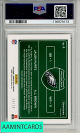 2024 PANINI DONRUSS OPTIC DOWNTOWN DUOS HURTS BROWN #4 BLACK PANDORA PSA 10 116979173