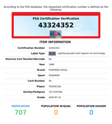 1999 POKEMON FOSSIL TENTACOOL #56 1ST EDITION PSA 10 GEM MT 43324352