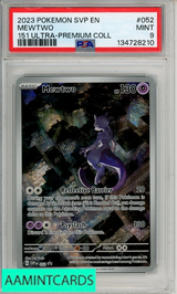 2023 POKEMON SVP EN-SV BSP MEWTWO #052 151 ULTRA-PREMIUM COLL PSA 9 MINT 134728210