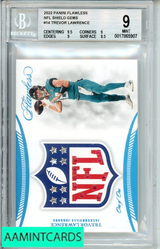 2022 PANINI FLAWLESS NFL SHIELD GEMS 1 OF 1 TREVOR LAWRENCE #14 BGS 9 0017865907