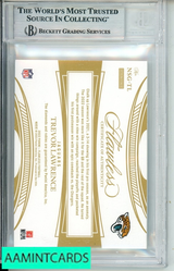 2022 PANINI FLAWLESS NFL SHIELD GEMS 1 OF 1 TREVOR LAWRENCE #14 BGS 9 0017865907