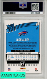 2018 PANINI DONRUSS JOSH ALLEN #304 PSA 10 GEM MT RC 95548985
