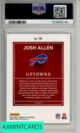 2024 PANINI DONRUSS OPTIC UPTOWNS JOSH ALLEN #16 PSA 10 GEM MT 131658145