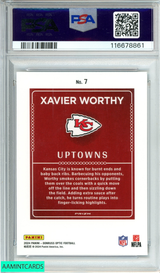 2024 PANINI DONRUSS OPTIC UPTOWNS XAVIER WORTHY #7 ROOKIE PSA 10 GEM MT 116678861