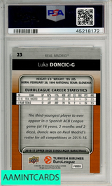 2016 UPPER DECK EUROLEAGUE LUKA DONCIC #23 RAINBOW FOIL PSA 9 MINT 45218172