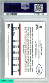 2024 TOPPS CHROME SAPPHIRE CJ STROUD #83 PADPARADSCHA 1 OF 1 PSA 9 MINT 127027154