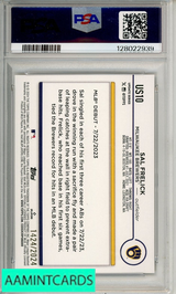 2024 TOPPS UPDATE SAL FRELICK #US10 GOLD PSA 10 GEM MT  RC 128022939