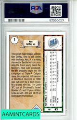 1989 UPPER DECK KEN GRIFFEY JR #1 STAR ROOKIE PSA 4 VG-EX RC 87066623