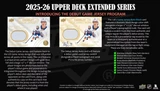 2025/26 Upper Deck Extended Series Hockey Blaster Box - PRESALE