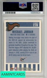 2002 FLEER TRADITION MICHAEL JORDAN #270 PSA 10 GEM MT 53094923