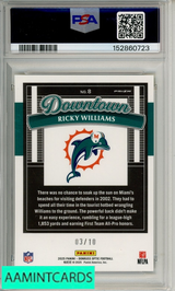 2025 PANINI DONRUSS OPTIC DOWNTOWN LEGENDS RICKY WILLIAMS #8 GOLD PSA 10 152860723