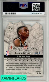 1997 TOPPS ROCK STARS ANFERNEE HARDAWAY #RS6 REFRACTOR PSA 9 MINT 150717526