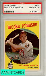 1959 TOPPS BROOKS ROBINSON #439 PSA 8 NM-MT 40426107