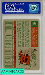 1959 TOPPS AL KALINE #360 PSA 7 NM 01016922