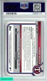 2022 BOWMAN DRAFT S E KUMAR ROCKER #BDC164 GREEN 35 OF 50 1ST PSA 10 GEM MT 72850170