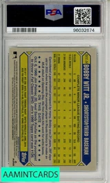 2022 TOPPS SILVER PACK 1987 CHROME PROMO BOBBY WITT JR  #T87C34 UPDATE PSA 10 RC *O*2026-05-05*96032674