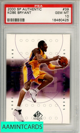 2000 SP AUTHENTIC KOBE BRYANT #39 PSA 10 GEM MT 18460425