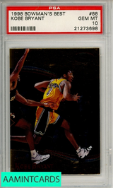 1998 BOWMAN S BEST KOBE BRYANT #88 PSA 10 GEM MT 21273698