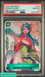 2024 ONE PIECE EB01-EXTRA BOOSTER MEMORIAL COLL KOZUKI HIYORI #013 ALTART PSA 10 93704987