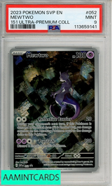 2023 POKEMON SVP EN-SV BSP MEWTWO #052 151 ULTRA-PREMIUM COLL PSA 9 MINT 113659141