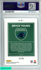 2023 PANINI DONRUSS OPTIC BRYCE YOUNG #D1 DOWNTOWN!-BLK PANDORA OF 25 RC PSA 10 96785207
