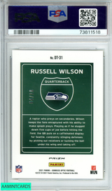 2021 PANINI DONRUSS OPTIC RUSSELL WILSON #DT31 DOWNTOWN-GOLD OF 10 PSA 9 73811518