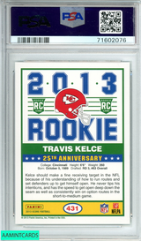 2013 PANINI SCORE TRAVIS KELCE #431 KC CHIEFS ROOKIE PSA 9 MINT 71602076
