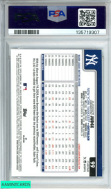 2025 TOPPS CHROME AARON JUDGE #99 NEW YORK YANKEES PSA 10 GEM MT 135719307