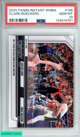 2025 PANINI INSTANT WNBA CLARK BUECKERS #146 ROOKIE PSA 10 GEM MT 134014751