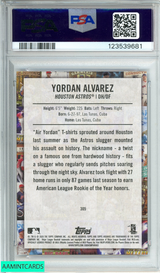 2020 TOPPS ARCHIVES YORDAN ALVAREZ #305 RC PSA 10 GEM MT 123539681