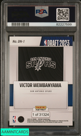 2023 PANINI INSTANT DRAFT NIGHT VICTOR WEMBANYAMA #DN1 ROOKIE RC PSA 9 MINT 82227599
