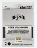 2023/24 Panini Instant Victor Wembanyama #32 Slender Man ROOKIE CARD /15593