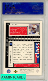 1998 UD CHOICE PEYTON MANNING #193 PSA 10 GEM MT  RC 81460568