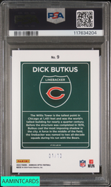 2024 PANINI DONRUSS OPTIC DOWNTOWN! DICK BUTKUS #9 GOLD 1 OF 10 BEARS PSA 9 MINT 117634204