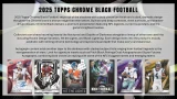 2025 Topps Chrome Black Football Hobby Box - PRESALE