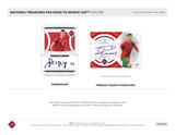 2022 Panini National Treasures FIFA Road to World Cup Soccer 1st Off The Line FOTL Hobby Box