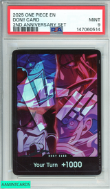 2025 ONE PIECE ENGLISH VERSION 2ND ANNIVERSARY SET DON!! CARD # PSA 9 MINT 147060514