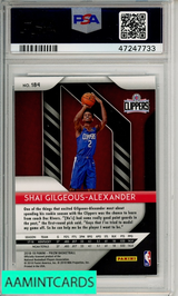 2018 PANINI PRIZM S GILGEOUS-ALEXANDER #184 PSA 10 GEM MT RC 47247733