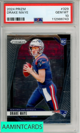 2024 PANINI PRIZM DRAKE MAYE #329 PSA 10 GEM MT RC 112986743