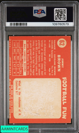 1958 TOPPS JIM BROWN #62 ROOKIE RC CLEVELAND BROWNS PSA 2 GOOD 109760579