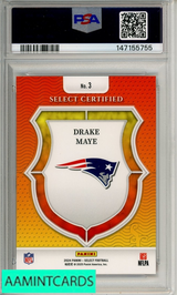 2024 PANINI SELECT SELECT CERTIFIED ROOKIES DRAKE MAYE #3 PSA 10 RC 147155755