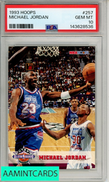 1993 HOOPS MICHAEL JORDAN #257 PSA 10 GEM MT 143628536