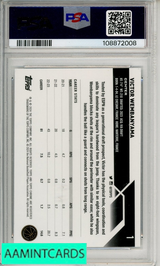 2023 TOPPS CHROME VICTOR WEMBANYAMA #1 PSA 9 MINT RC 108872008