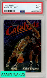 1997 FINEST KOBE BRYANT #137 PSA 9 MINT 101099685