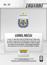 2026 Panini Instant FIFA World Cup Lionel Messi #45